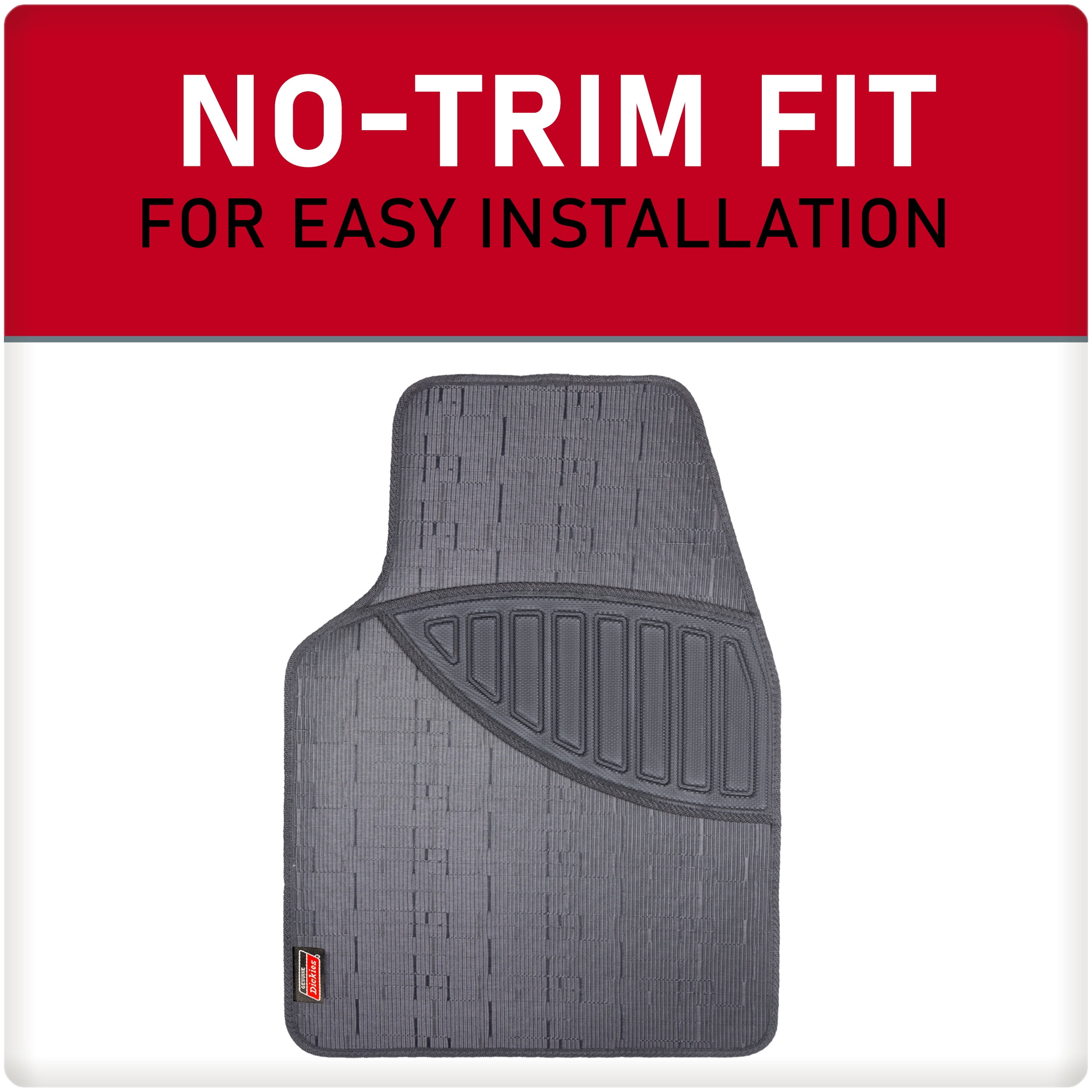 Genuine Dickies 4-Piece Black Enduro Floor Mats