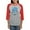 Heather/Red, variant on CafePress - Cute Just A Girl Who Loves Wol Long Sleeve T Shirt - Womens Baseball Tee