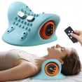 thumbnail image 1 of Massage Tools 4 in 1 Neck & Shoulder Massager with Heat & Comfortable Stretching Portable Adjustable Intensity Long Battery Life for Daily Relaxation Work Stress Home Or Massage Roller Handheld Devic, 1 of 8