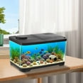 thumbnail image 1 of Aquarium avec Lumière – Mini Aquarium en Acrylique de 15L avec Couvercle à LED et Filtre, Kit de Démarrage de Bureau pour Betta, Crevettes et Poissons Rouges, 1 of 5