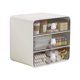 thumbnail image 2 of Caja de almacenamiento de cosméticos, tipo cajón, caja de almacenamiento de maquillaje, estante de escritorio, cesta para dormitorio de estudiantes, hogar, conejo blanco grande, 2 of 15