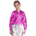 thumbnail image 3 of Miutii Kids Boys Girls Disco Party Dress Up Jazz Hip Hop Dancing Clothing Set for Stage Performance Dancewear Hot Pink 16, 3 of 5