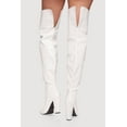 thumbnail image 3 of Women's Thigh High Pointed Toe Block Heel Boots, 3 of 3