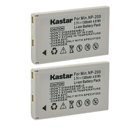 Kastar NP-200 Battery 2-Pack Replacement for Konica Minolta DiMAGE X Konica Minolta DiMAGE Xg Konica Minolta DiMAGE Xi Konica Minolta DiMAGE Xt Konica Minolta DiMAGE Xt Biz Digital Camera