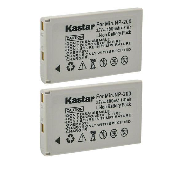 Kastar NP-200 Battery 2-Pack Replacement for Konica Minolta DiMAGE X, Konica Minolta DiMAGE Xg, Konica Minolta DiMAGE Xi, Konica Minolta DiMAGE Xt, Konica Minolta DiMAGE Xt Biz Digital Camera