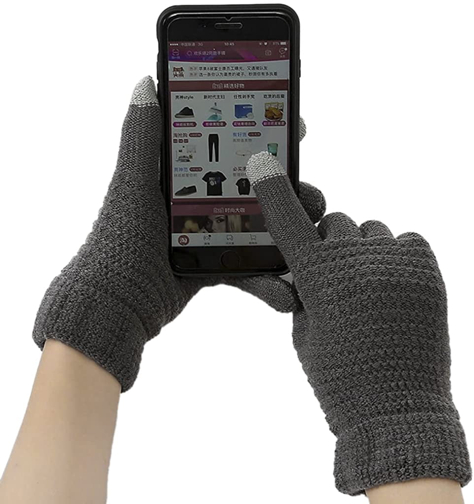 Gants Thermiques Polaire Hommes - Hiver Chaud - Mitaines Sans Doigts - Doublure Acrylique - Noir