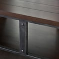 thumbnail image 3 of Contemporary Home Living 48" Rustic Brown and Black Rectangular Coffee Table, 3 of 7