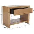 thumbnail image 2 of Safavieh Darnell  Wood Nightstand in Natural, 2 of 13