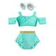 thumbnail image 3 of Disney-bañador de 2 piezas para niña, traje de baño de Ariel, Rapunzel, Isabella, Mirabel, Cosplay, Bikini de playa, verano 2024, 3 of 5