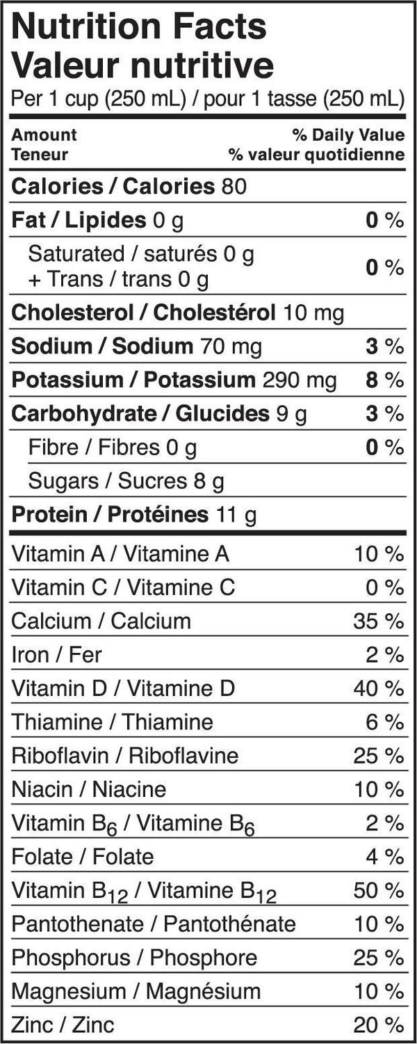 Natrel Lactose Free Fat Free Skim 0%, 4 L