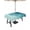 Turquoise, variant on Outdoor Tablecloths with Umbrella Hole & Zipper, Blue Teal Ombre Rectangle Tablecloth 60x120 Inch, Coastal Beach Modern Abstract Art Waterproof Table Cloth, Patio/Pool/Picnic Table Covers