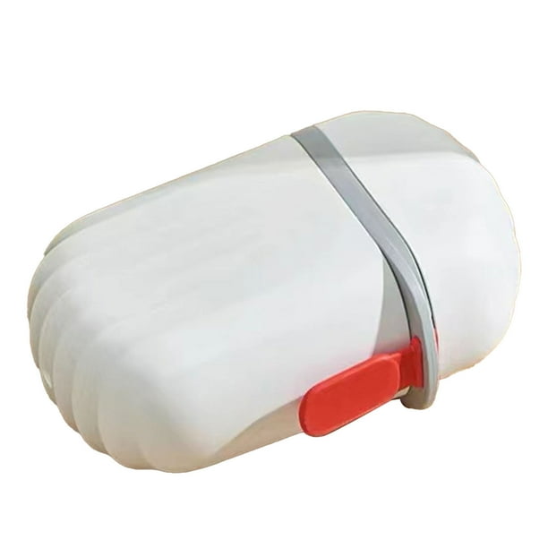 Soporte para jabón de viaje, soporte para jabón de viaje, contenedor portátil para platos, estuche para jabón con patrón, elaborado por expertos