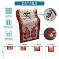 thumbnail image 6 of Valentine's Day Table Runner - 72 Inch Long Red Roses Gnomes Romance Love Beige Cotton and Linen Blended Dress Scarves Farmhouse Table Runner for Kitchen Dining, Coffee Table, 13" x 72", 6 of 8