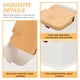 thumbnail image 2 of Caja de condimentos de condimento de condimento de cocina de forma cuadrada tapa de bambú de bambú, 2 of 4