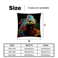 thumbnail image 5 of Chameleon Velvet Throw Covers Pillows with Unique Patterns - Set of 2 Decorative Pillow Inserts in 16x16, 18x18, 20x20 Inches for Home Decor and More, 5 of 6