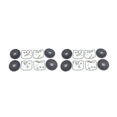 thumbnail image 1 of 8 Set Carburetor Repair Kit with Vacuum Diaphragm for Bandit GSF 600 S 96-03, 1 of 7