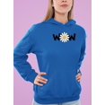thumbnail image 2 of Wow Daisy Banner. Hoodie Women -Image by Shutterstock, Female Small, 2 of 4