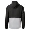 thumbnail image 3 of Men's Cutter & Buck  Black Big Ten Gear Charter Eco Recycled Anorak Half-Zip Jacket, 3 of 3