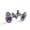 Color 3, variant on Men's Classic Stainless Steel, Butterfly Camouflage Pattern Cufflinks Business Wedding Shirts, Black