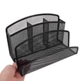 thumbnail image 3 of unbranded Organizador De Escritorio Metálico Negro Para Cartas Y Documentos Con De Malla Resistente, 3 of 6