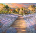 thumbnail image 3 of Kiggins, Debbie 23x20 Black Modern Framed Museum Art Print Titled - Tranquil Wine Country I, 3 of 5