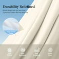 thumbnail image 5 of Cooling Comforter Queen Size, Cooling Blankets for Hot Sleepers and Night Sweats, Double Sided Cool Q-Max>0.45, Lightweight and Breathable Absorb Heat Soft Summer Ice Blanket 90"×90" Inches, Ivory, 5 of 13