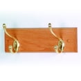 thumbnail image 2 of Wooden Mallet HCR-2NBK 2 Hook Coat Rack, Nickel Hooks - Black, 2 of 7