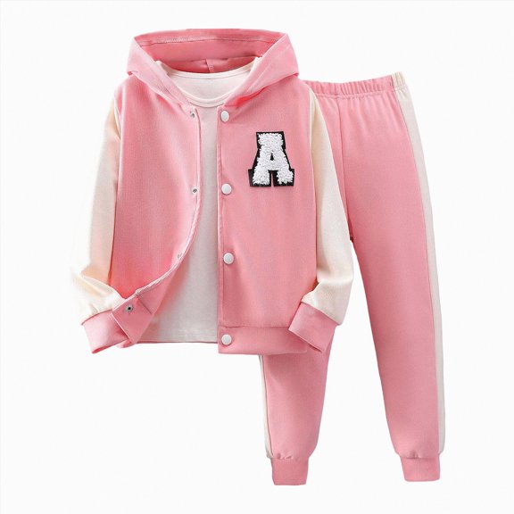 Futezty Toddler Boys Girls Clothes Fall Winter Outfit Sets, Baby Outfits Long Sleeve Round Neck Stripe Elastic Waist 12 18 24 Months 2T 3T 4T 2 Piece Everyday
