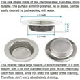 thumbnail image 2 of XINQIHANG Kitchen Sink Stopper Strainer Kit, 6 Inch Round Large Silicone Sink Cover, Sink Drain Plug, Drain Cover, Water Stopper, Drain Stoppers Filters for Kitchen, 2 of 6