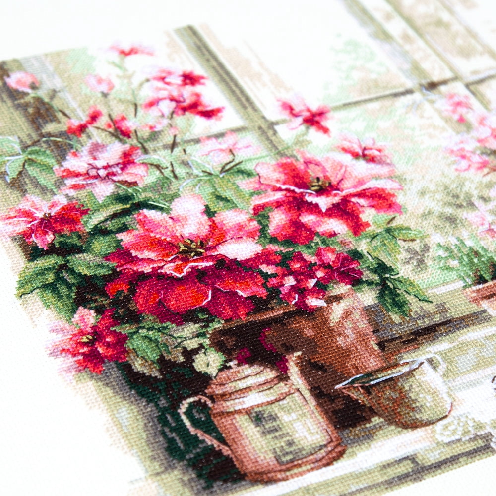 Morning in Rosy Tones 70-34 Counted Cross-Stitch Kit