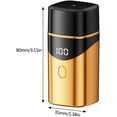 thumbnail image 2 of Mini Rasoir Électrique pour Hommes, Rasoir de Voyage Rechargeable USB avec Boîtier ABS, Machine à Raser Compacte pour des Rasages Rapides et Lisses à la Maison Ou à l'Extérieur (Orange), 2 of 7