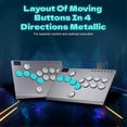 thumbnail image 4 of Manette Arcade 13 Touches Joystick avec Fonctions RGB Turbo Personnalisées Supporte SOCD, 4 of 5