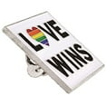 thumbnail image 2 of Love Wins Gay Pride Rainbow Heart LGBT Enamel Lapel Pin, 2 of 2