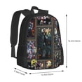 thumbnail image 2 of Jack And Sally Night-Mare Before Christmas Backpack,3d Print Laptop Backpack Lightweight Casual Daypack Bookbag Multi-Function Travel Backpack, 2 of 5