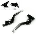 thumbnail image 1 of Adjustable Folding Extendable Brake Clutch Levers For Kawasaki ZX Z1000 ZZR Silver, 1 of 2