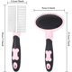thumbnail image 2 of Kit de cepillo y peine para el cuidado de perros WEIHJMXG 2 piezas rosa, 2 of 5