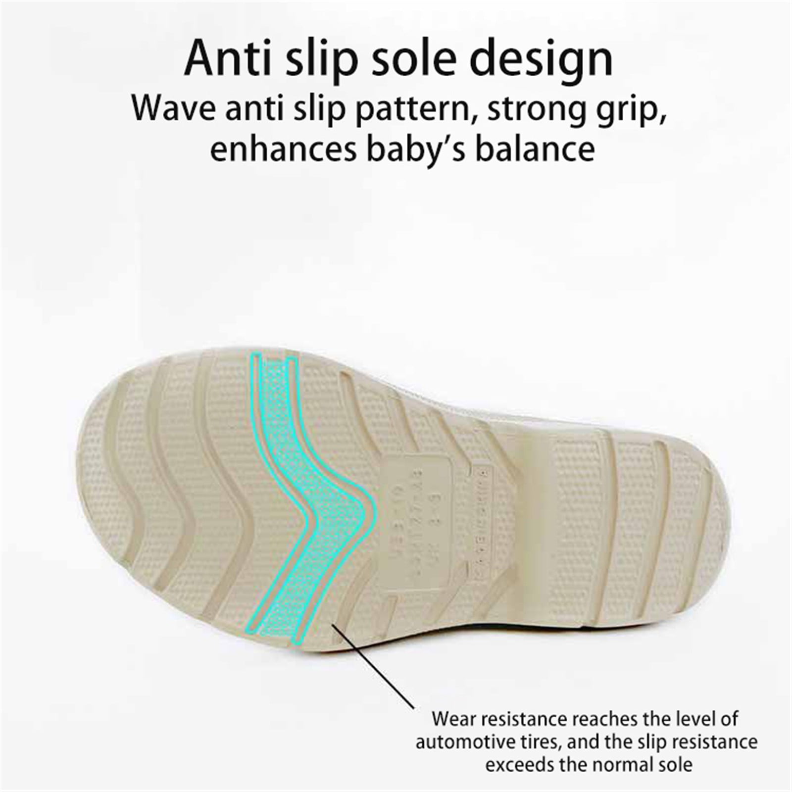 Baby Kids Easy On Antiskid Rain Shoes Boots For Toddler Little Kid Short Rain Boots Lightweight Rainy Day Shoes B