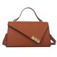 thumbnail image 1 of Bolso retro Simple nueva moda casual cuero artificial hombro colgado pequeño bolso chicaMarrón oscuro, 1 of 5