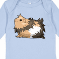 thumbnail image 4 of Inktastic Cute Long Haired Guinea Pig Boys or Girls Long Sleeve Baby Bodysuit, 4 of 5