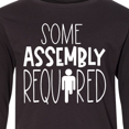 thumbnail image 4 of Inktastic Some Assembly Required Left Leg Amputee Long Sleeve Youth T-Shirt, 4 of 5