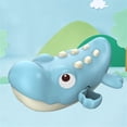 thumbnail image 4 of Jouet Crocodile à Remonter pour Bain Bleu, Design à Queue Rotative, Activité Aquatique pour Tout-Petits, 4 of 4
