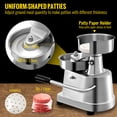 thumbnail image 4 of Vevor Burger Press Hamburger Patty Maker 5" Diameter Burger Press Commercial, 4 of 9