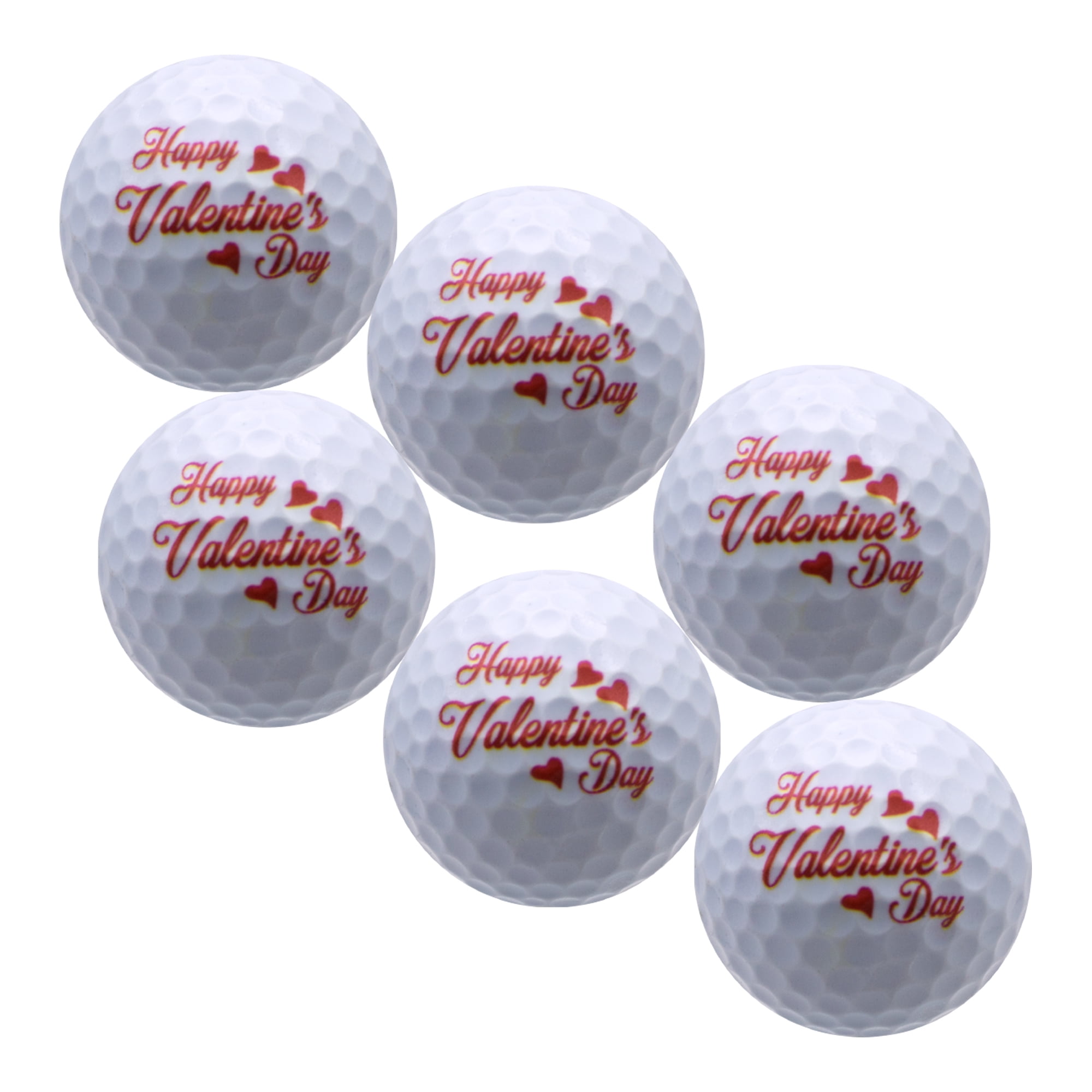 Happy Valentines Day Golf Balls, 12 pack by GBM GOLF
