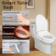 thumbnail image 3 of Asiento de Inodoro Eléctrico Bidet KERDE P30B con Control Remoto 120V, 3 of 6