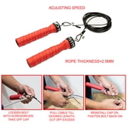 Valor Fitness SR-2A 2.5mm Adjustable Speed Rope