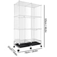 thumbnail image 2 of 3-Tier Iron Resin Bird Cage with 6 Braked Universal Wheels for 1-10 Small Medium Birds Parrot, 2 of 11