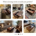 thumbnail image 6 of Lift Top Coffee Table with Storage, Mid  Modern Walnut Coffee Table for Living Room, 6 of 8