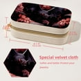thumbnail image 5 of Bat Velvet Portable Jewelry Box with Removable Compartment - Stylish Gift, Display Case, and Decorative Box, 5 of 7