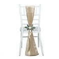 thumbnail image 2 of BalsaCircle 20 Nude Satin Chair Sashes Bows Ties Wedding Decorations Party Chair Covers Banquet, 2 of 8