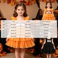 thumbnail image 3 of UAYOTSE Toddler Little Girls Halloween Tulle Dress 24 Months 3T 4T 5T 6Y Sleeveless Ruffle Strap Multi Layer Tiered Mesh Dress for Holiday Party, 3 of 5